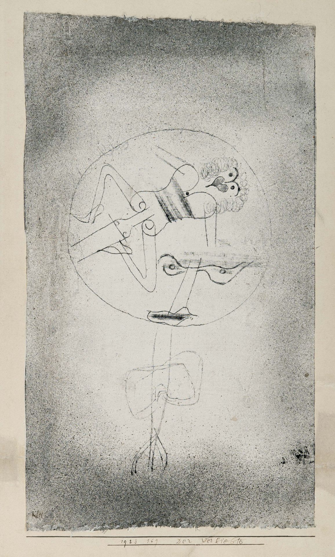 Paul Klee (1879 Münchenbuchsee - Muralto-Locarno 1940) – „Der Verliebte“ (“The lover”)