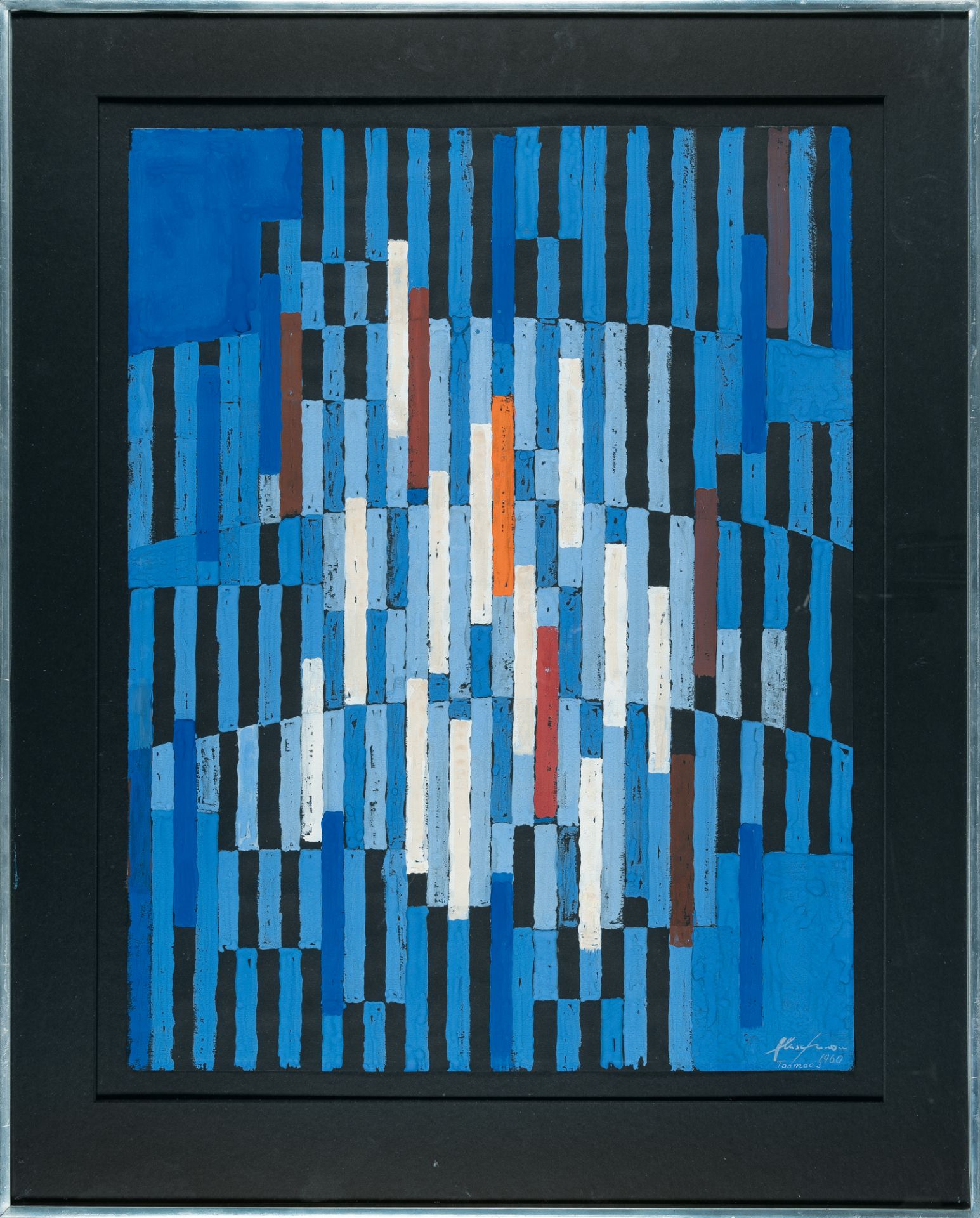 Adolf Fleischmann (1892 Esslingen - Stuttgart 1968), “Toomoo 3”Gouache on black paper by Canson & - Image 4 of 4