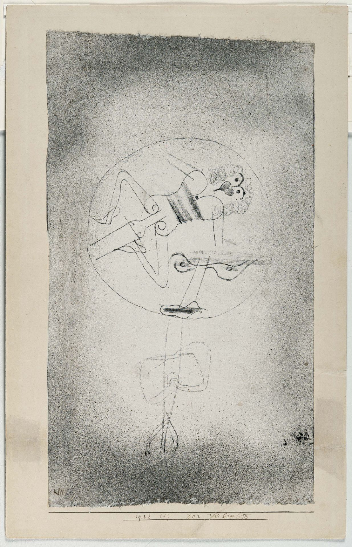 Paul Klee (1879 Münchenbuchsee - Muralto-Locarno 1940), “The lover”Oil tracing and watercolour in - Image 2 of 4