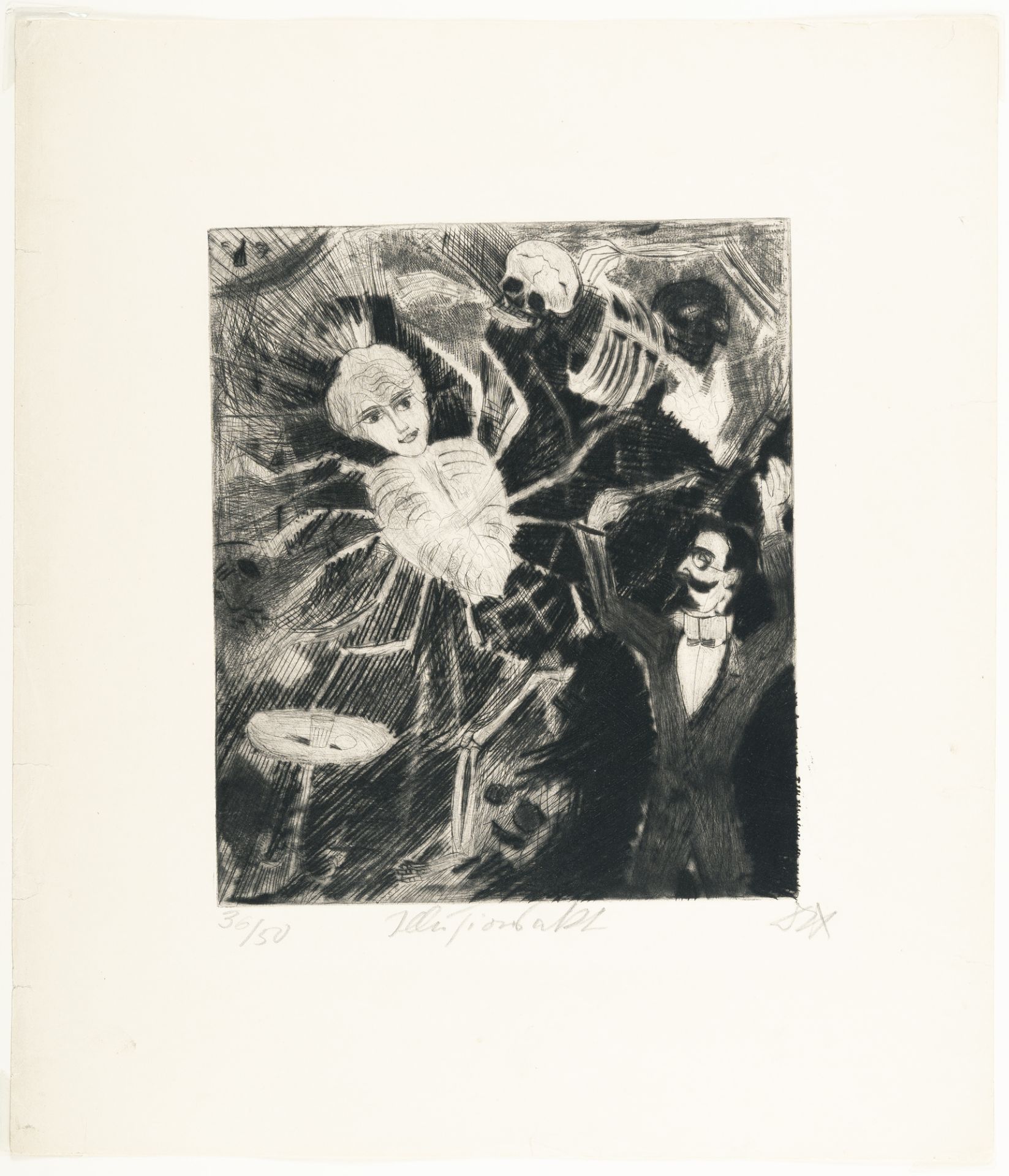 Otto Dix (1891 Untermhaus bei Gera - Singen 1969) – „Illusionsakt“ (“Illusion Act”) - Bild 2 aus 3