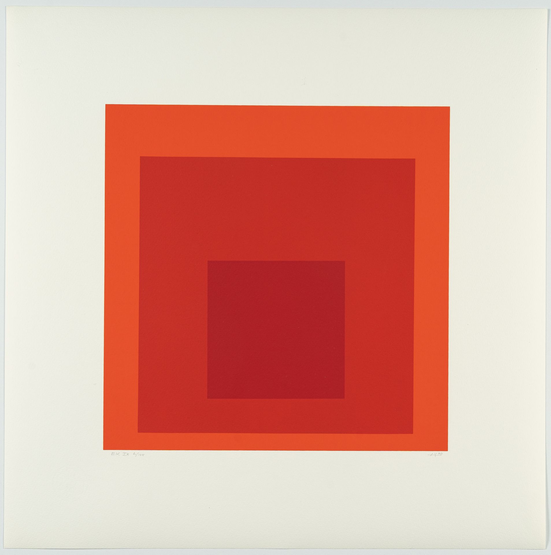 Josef Albers (1888 Bottrop - New Haven 1976) – Hommage to the Square. Edition Keller Ia - Ik (Hommag - Bild 2 aus 15