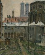 Charles Vetter (1858 Kahlstädt - München 1941) – Altstadt mit Blick auf die Frauentürme (Chor St. Mi