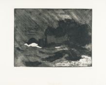 Emil Nolde (1867 Nolde - Seebüll 1956) – „Dampfer (gr. dkl.)“ (“Steam ship (gr. Dkl.)”)