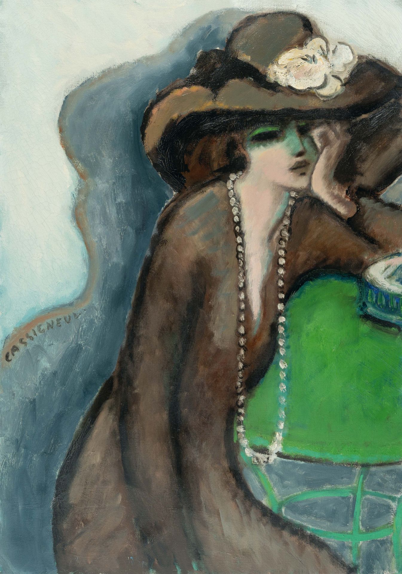 Jean-Pierre Cassigneul (1935 Paris) – „La Table verte“ (“La Table verte”)