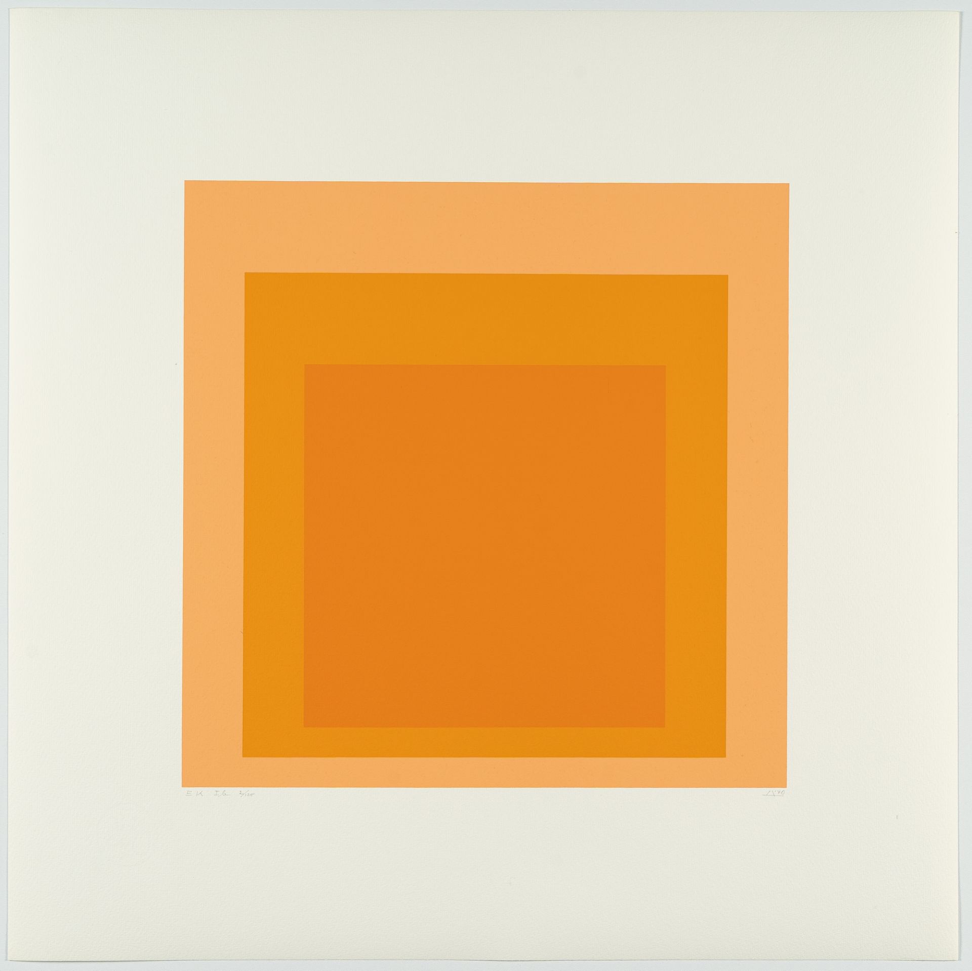 Josef Albers (1888 Bottrop - New Haven 1976) – Hommage to the Square. Edition Keller Ia - Ik (Hommag - Bild 9 aus 15