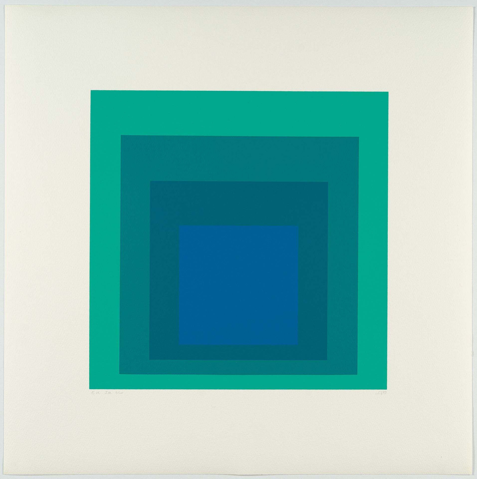 Josef Albers (1888 Bottrop - New Haven 1976) – Hommage to the Square. Edition Keller Ia - Ik (Hommag - Bild 10 aus 15