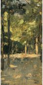Lesser Ury (1861 Birnbaum/Posen - Berlin 1931) – Waldinneres (Forest interior)