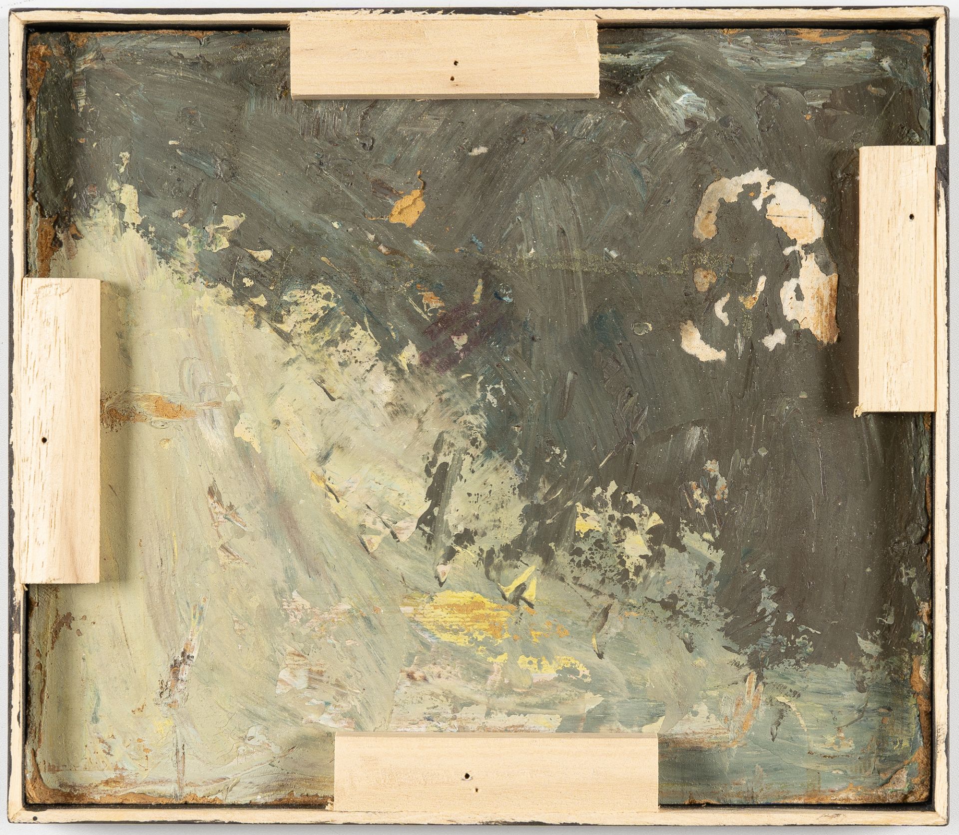 Karl Hofer (1878 Karlsruhe - Berlin 1955), PearsOil on cardboard. Ca. 22.5 x 26 cm. Signed with - Image 5 of 5