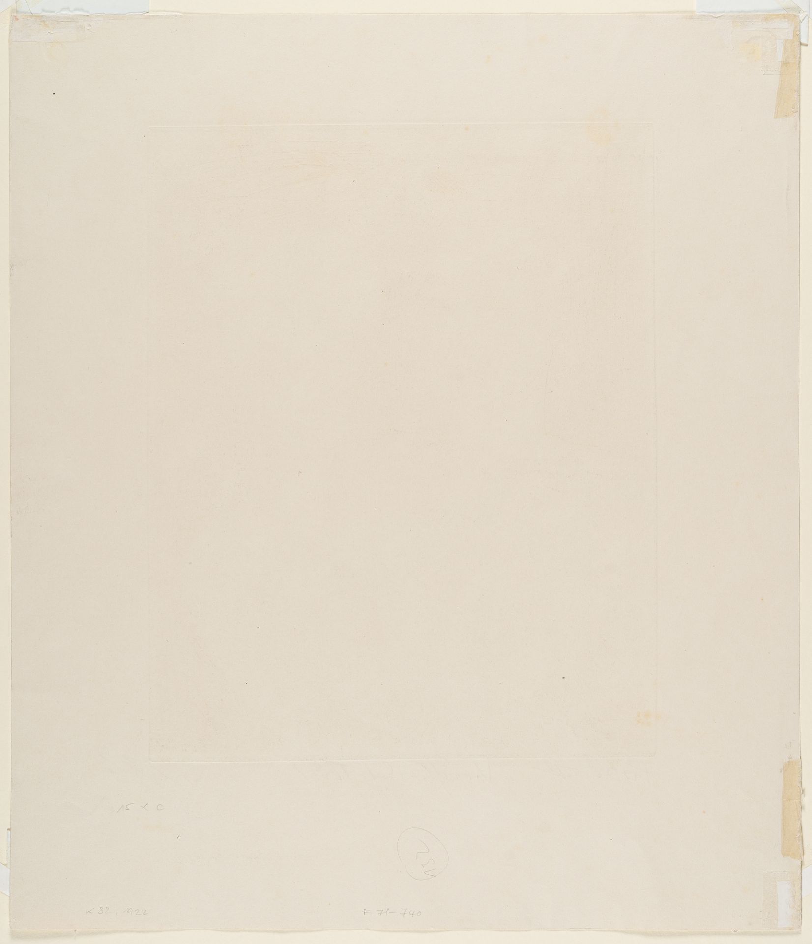 Otto Dix (1891 Untermhaus bei Gera - Singen 1969), “Defier of death”Etching with drypoint on - Image 3 of 3