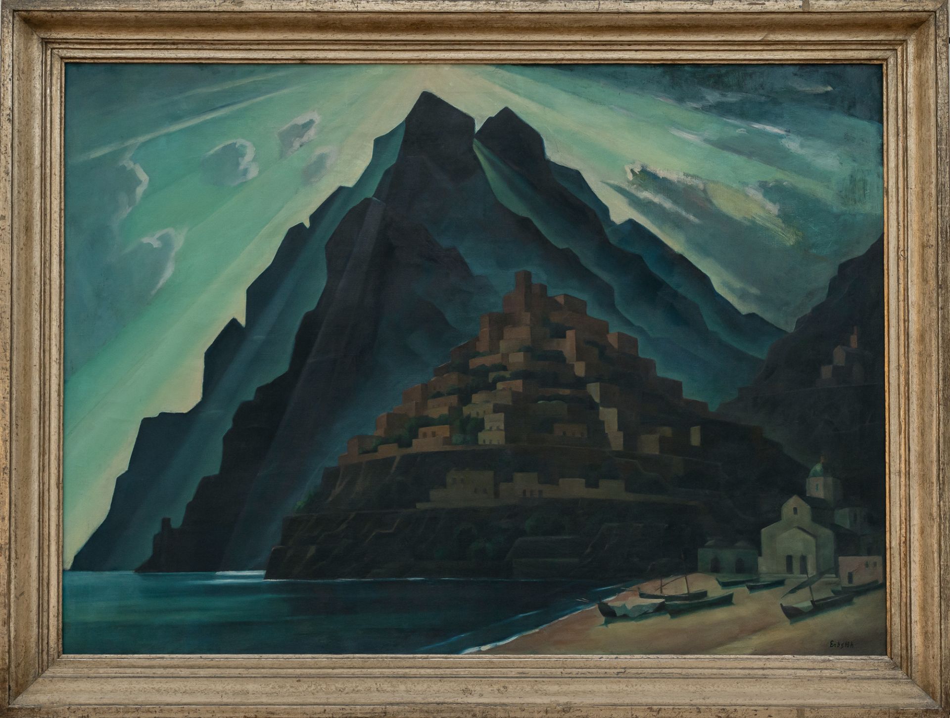 Adolf Erbslöh (1881 New York - Irschenhausen 1947) – „Positano“ (“Positano”) - Bild 2 aus 2