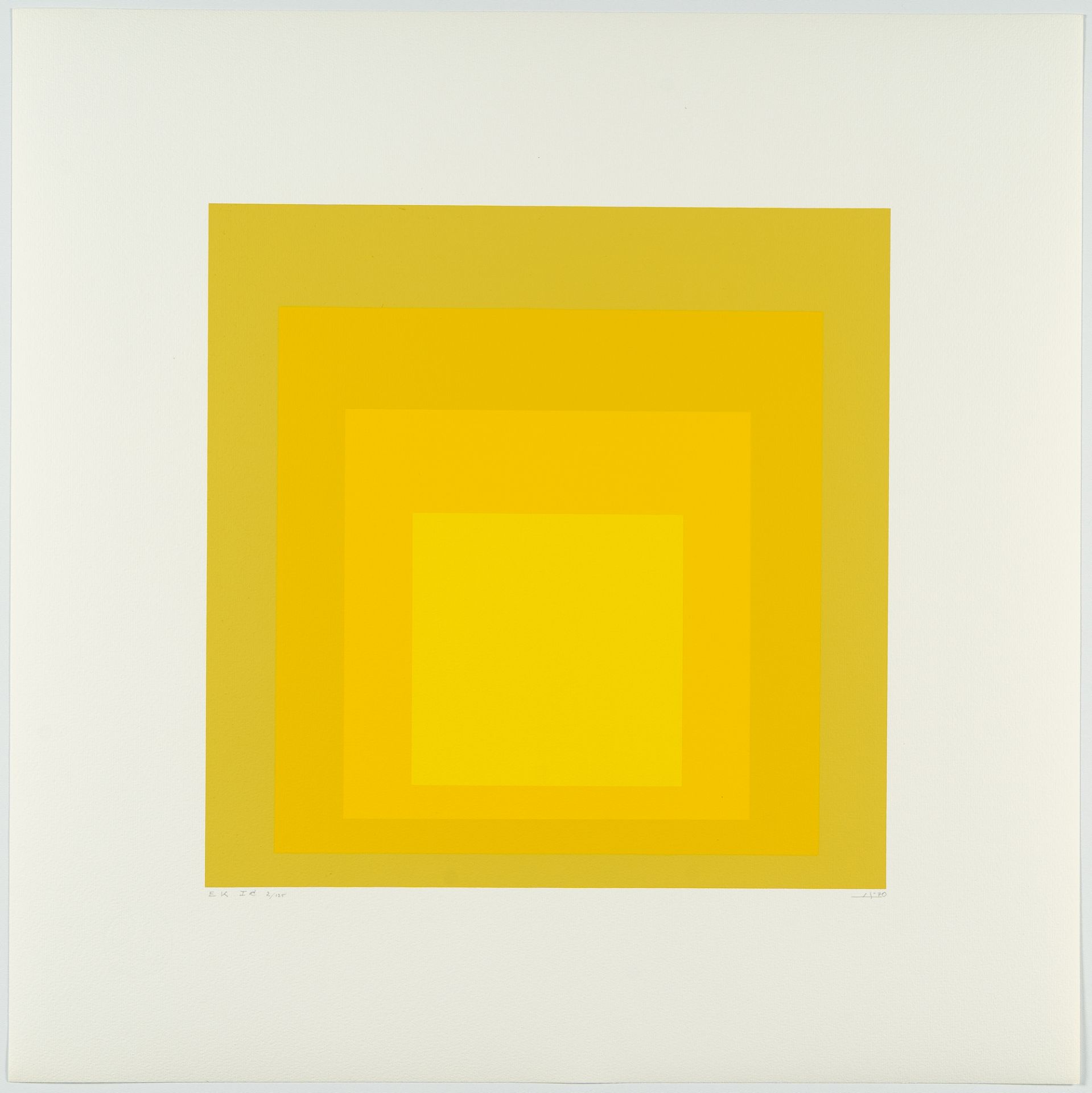 Josef Albers (1888 Bottrop - New Haven 1976) – Hommage to the Square. Edition Keller Ia - Ik (Hommag - Bild 8 aus 15