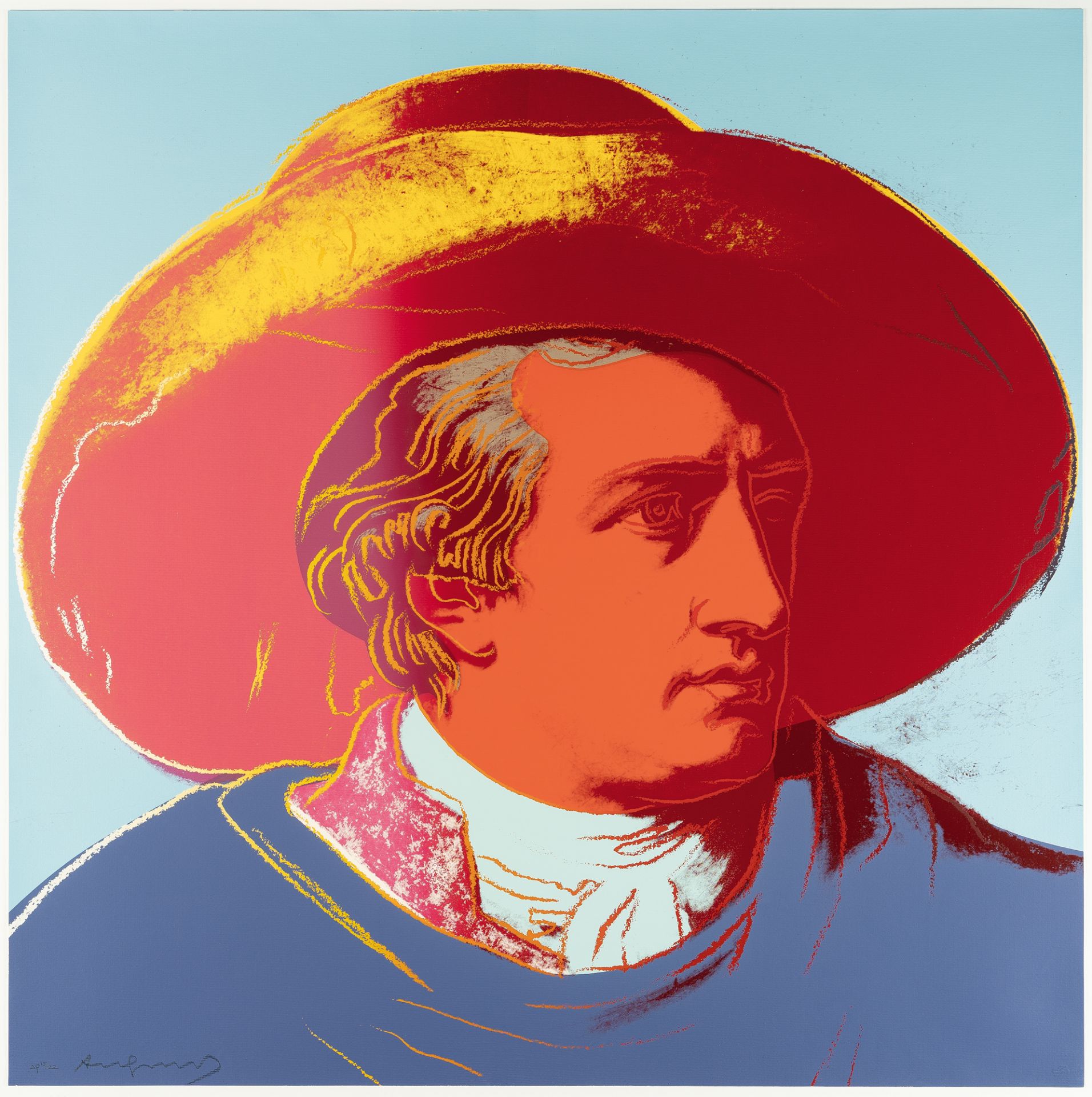 Andy Warhol (1928 Pittsburgh - New York 1987) – Goethe (II.271) (Goethe (II.271)) - Bild 2 aus 5