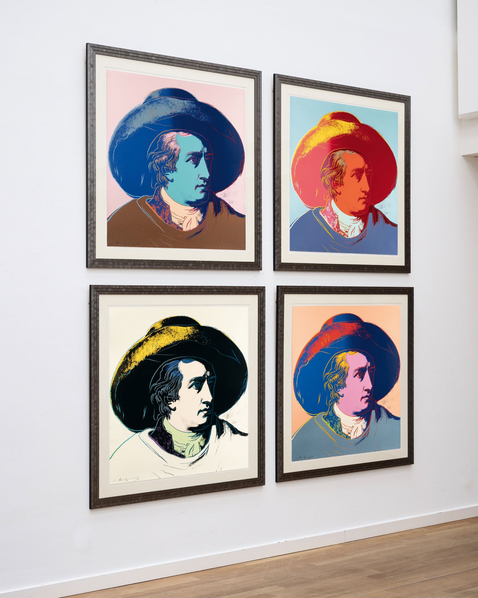 Andy Warhol (1928 Pittsburgh - New York 1987), Goethe (II.270)Silkscreen in colours on Lenox - Image 4 of 5