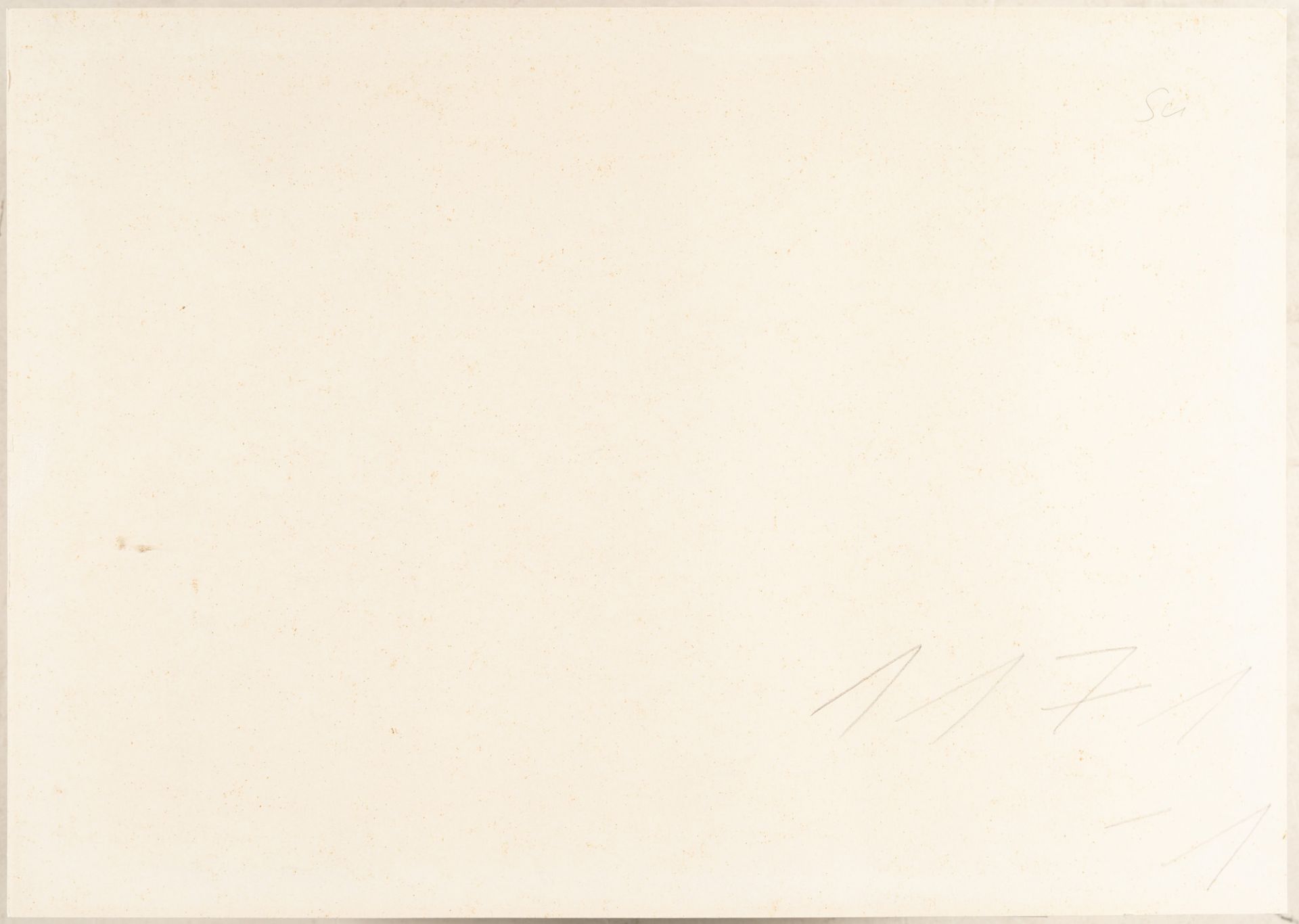 Gerhard Richter (1932 Dresden), “Smoker”Pencil on paper. (19)64. Ca. 27.5 x 39.5 cm. Signed and - Image 3 of 4