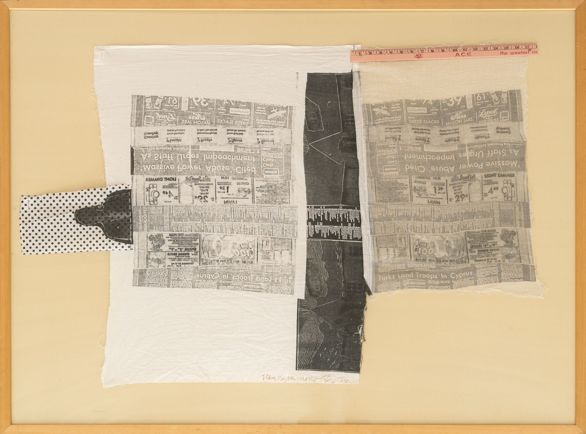 Robert Rauschenberg (1925 Port Arthur/Texas - Captiva Island/Florida 2008) – Sheephead (aus: The Air - Bild 2 aus 5