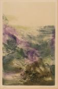 Zao Wou-Ki (1921 Peking - Nyon/Schweiz 2013) – Ohne Titel aus: Canto Pisan de Ezra Pound (Untitled f