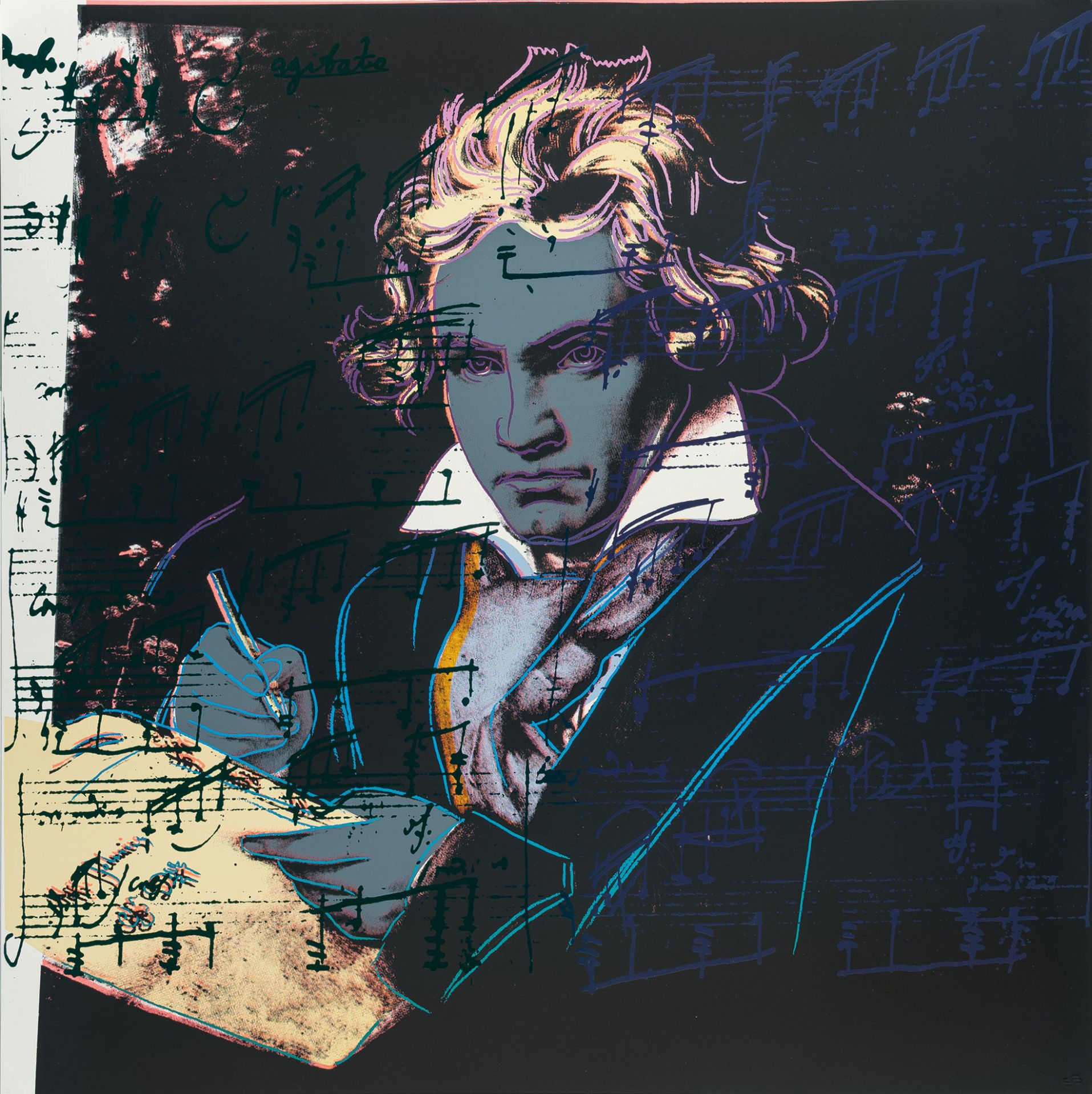 Andy Warhol (1928 Pittsburgh - New York 1987) – Beethoven (Beethoven) - Bild 2 aus 3