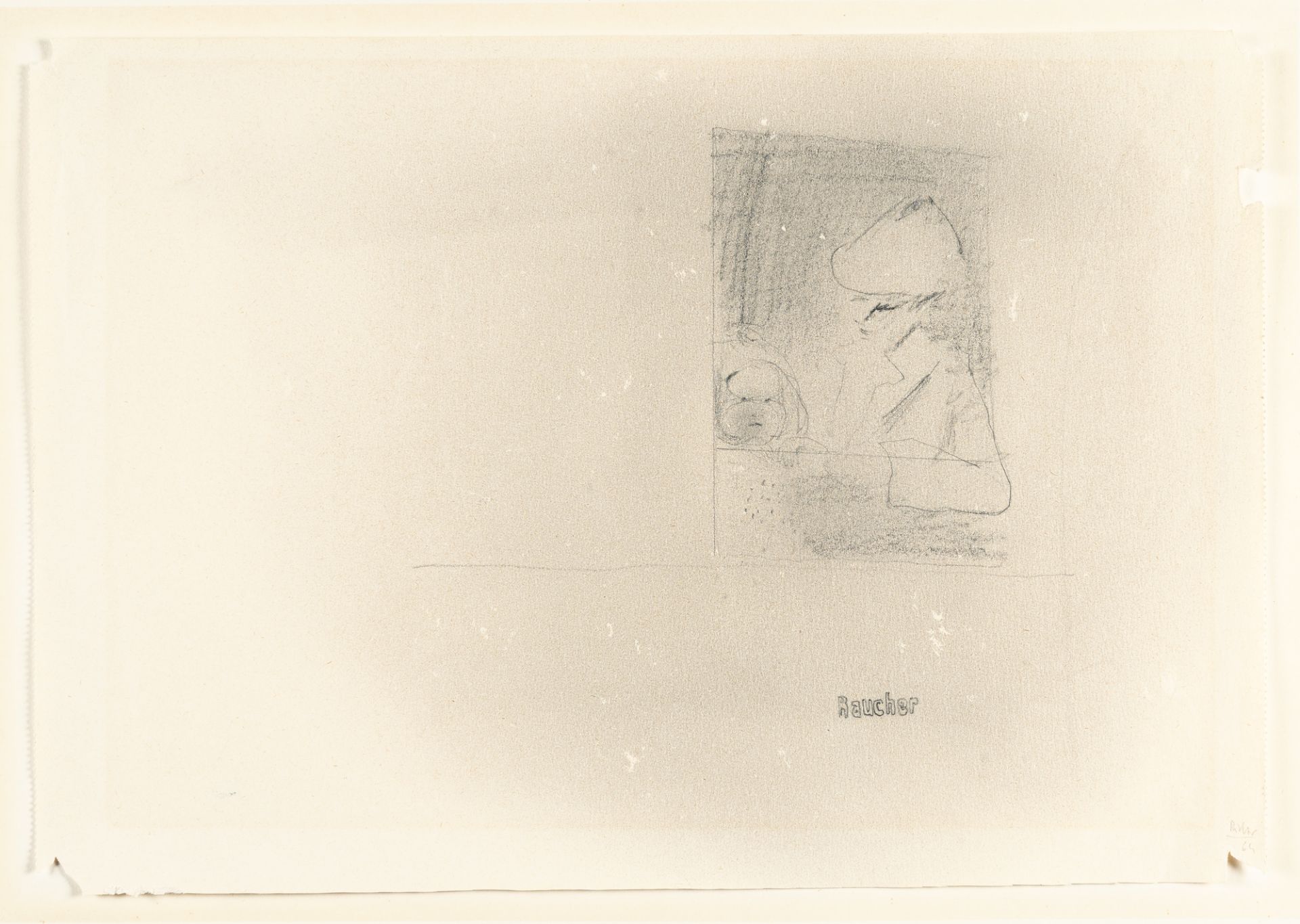 Gerhard Richter (1932 Dresden) – „Raucher“ (“Smoker”) - Bild 2 aus 4