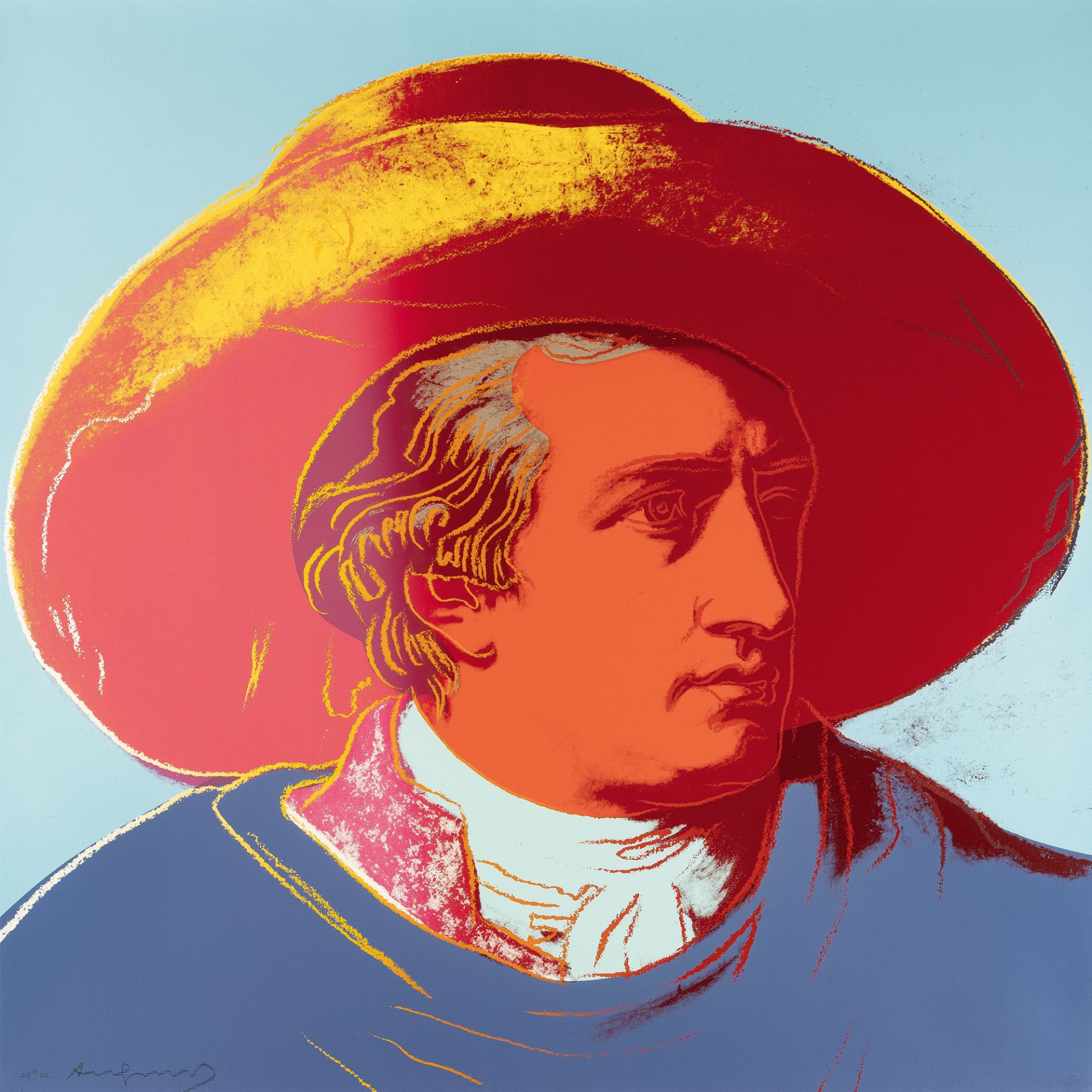 Andy Warhol (1928 Pittsburgh - New York 1987) – Goethe (II.271) (Goethe (II.271))