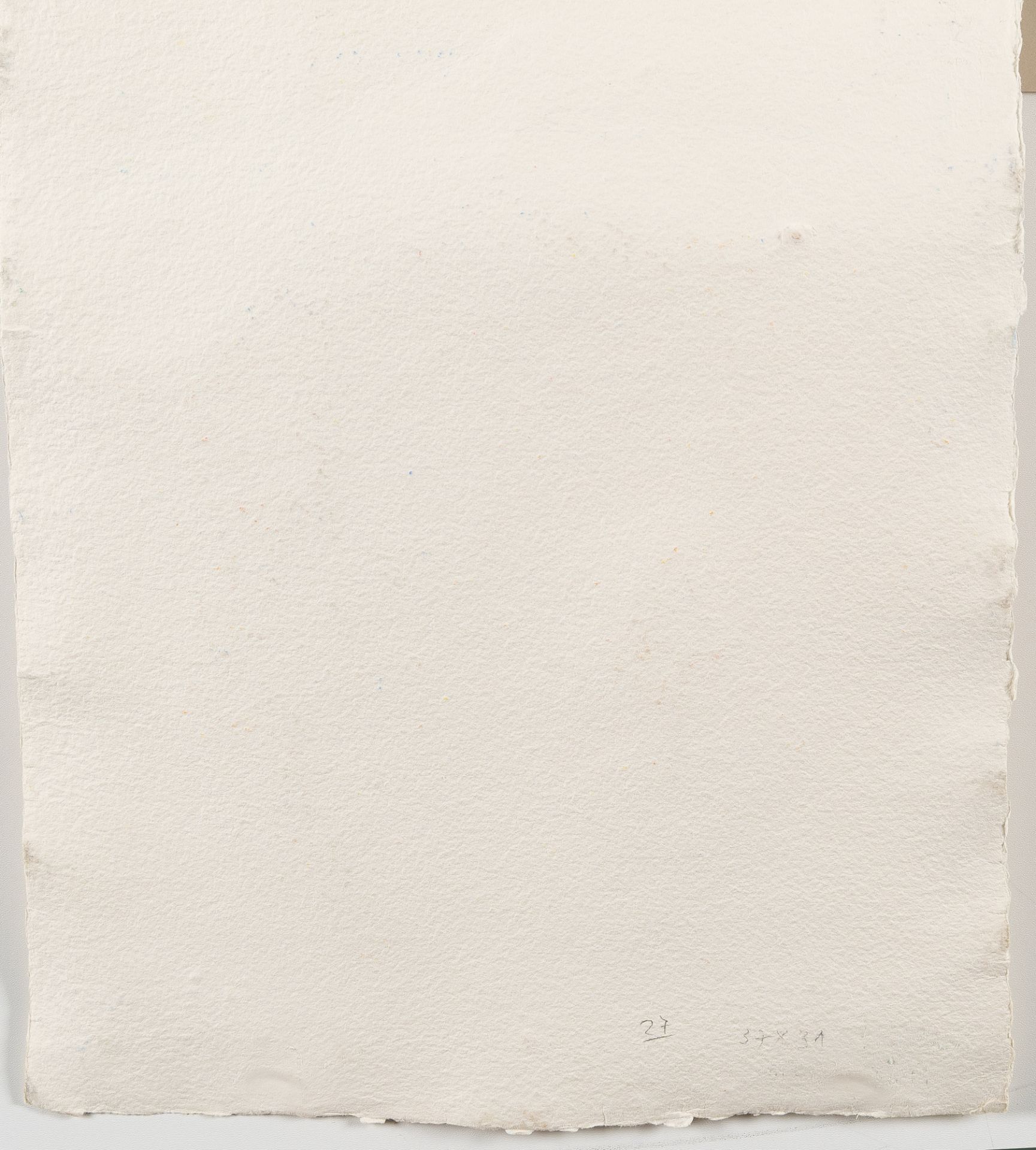 Piero Dorazio (1927 Rom - Perugia 2005), UntitledWatercolour on watercolour paper. 1976. Ca. 36.5 - Image 3 of 4