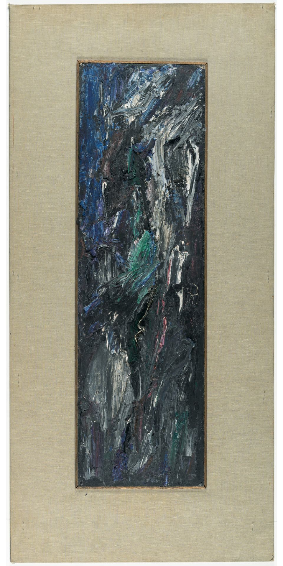 Gerhard Hoehme (1920 Greppin bei Dessau - Neuss-Selikum 1989), Untitled (Borken picture)Oil on - Image 2 of 4
