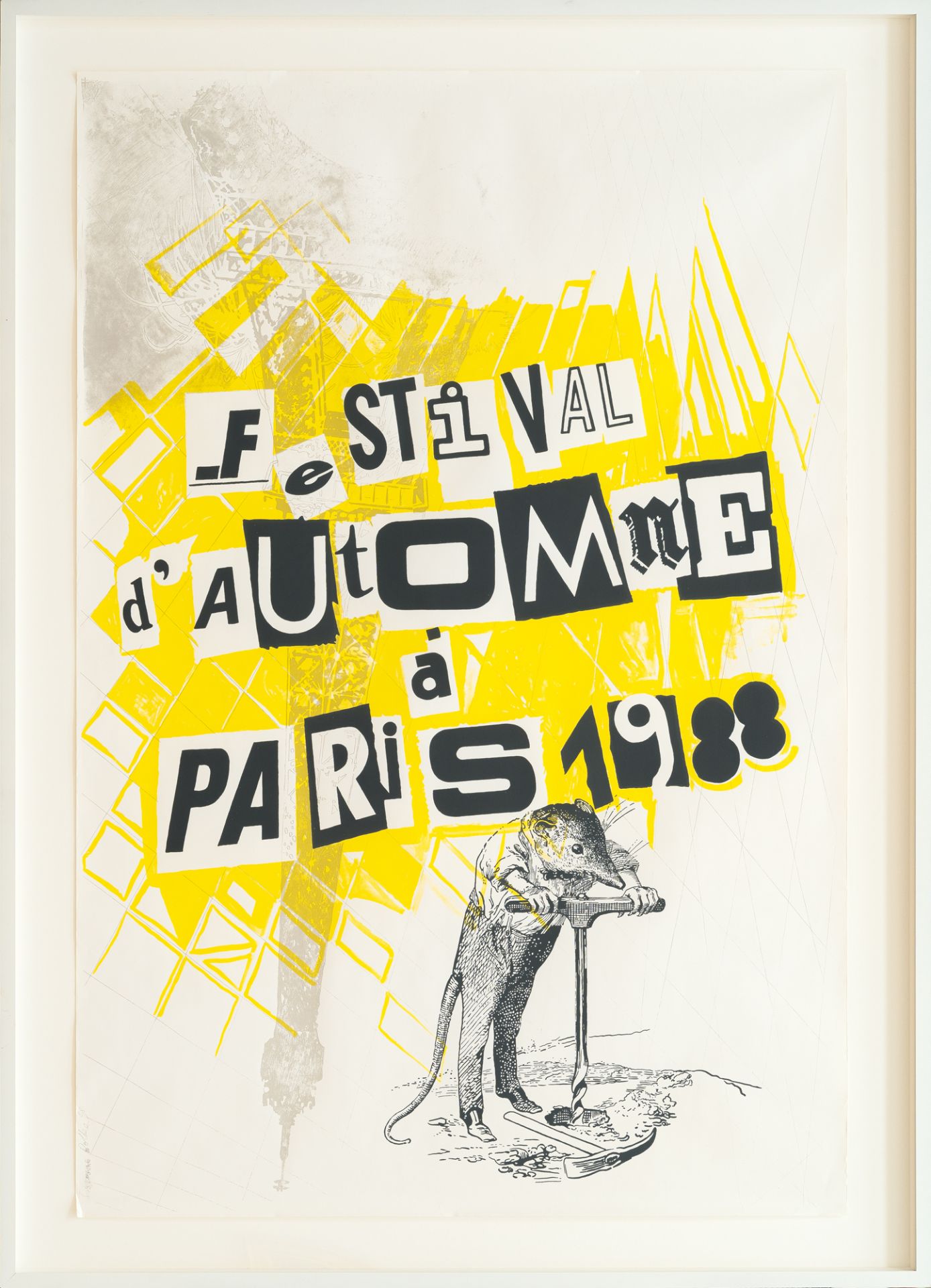 Sigmar Polke (1941 Oels/Schlesien - Köln 2010) – Plakat: Festival d'Autonome á Paris (Poster: Festiv - Bild 2 aus 2