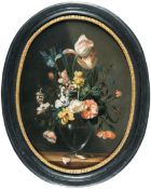Jean-Michel Picart (um 1600 Antwerpen – Paris 1682) – Pendants: Blumenarrangements in Glasvasen