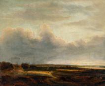 Georges Michel (1763 - Paris - 1843) – Flache Landschaft mit Gehöft