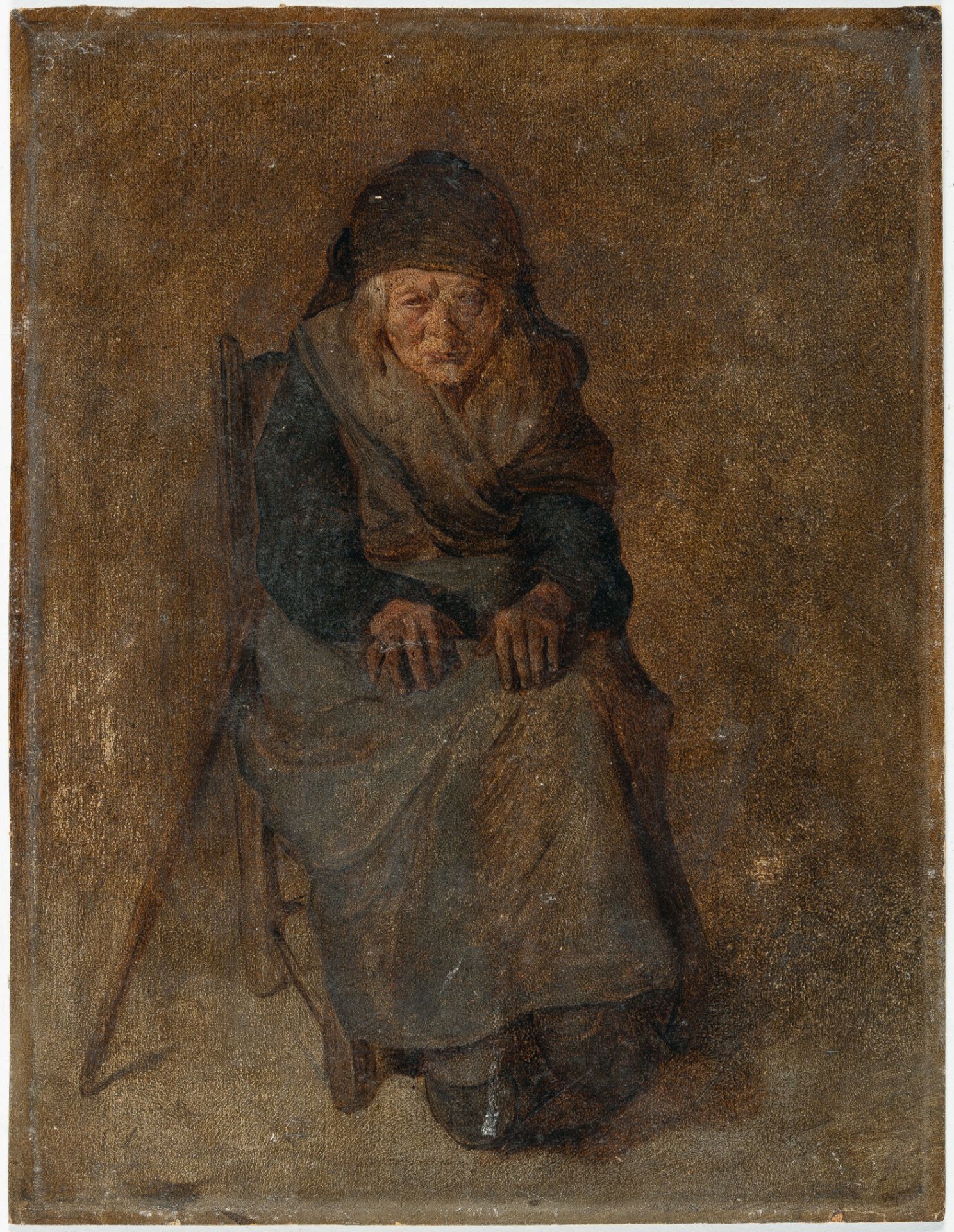 Wilhelm Busch (1832 Wiedensahl - Mechtshausen 1908) – Tagelöhnerfrau („Die Kretzersche“) - Bild 2 aus 4