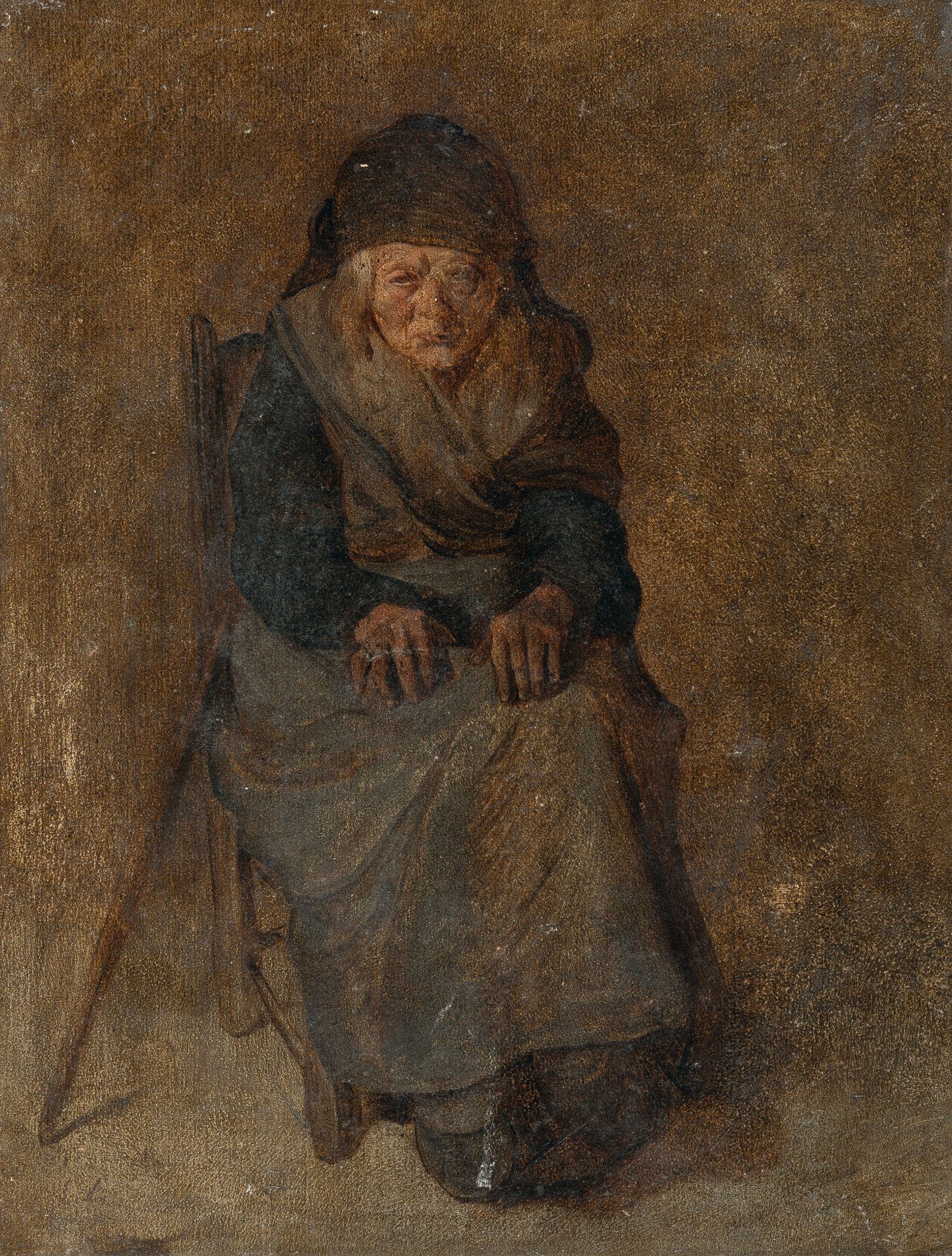 Wilhelm Busch (1832 Wiedensahl - Mechtshausen 1908) – Tagelöhnerfrau („Die Kretzersche“)