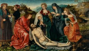 Meister von Frankfurt (Werkstatt) (1460 – 1533?) – Beweinung Christi