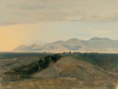 Jean-Baptiste-Adolphe Gibert (1803 – 1889) – Landschaft bei Palestrina (Latium)