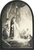 Rembrandt Harmensz. Van Rijn – Die Auferweckung des Lazarus (große Platte)