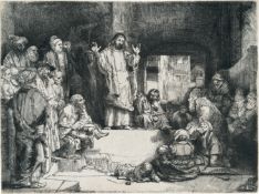 Rembrandt Harmensz. Van Rijn – Christus lehrend (La petite tombe)