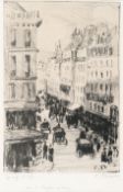 Camille Pissarro – Rue Saint-Lazare à Paris