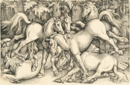 Hans Baldung, Gen. Grien – Die sieben Pferde