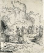 Rembrandt Harmensz. Van Rijn – Christus, zu Grabe getragen