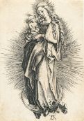 Albrecht Dürer – Maria mit langem Haar auf der Mondsichel