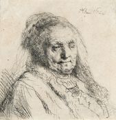 Rembrandt Harmensz. Van Rijn – Brustbild der Mutter Rembrandts