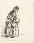Rembrandt Harmensz. Van Rijn – Alte Bettlerin