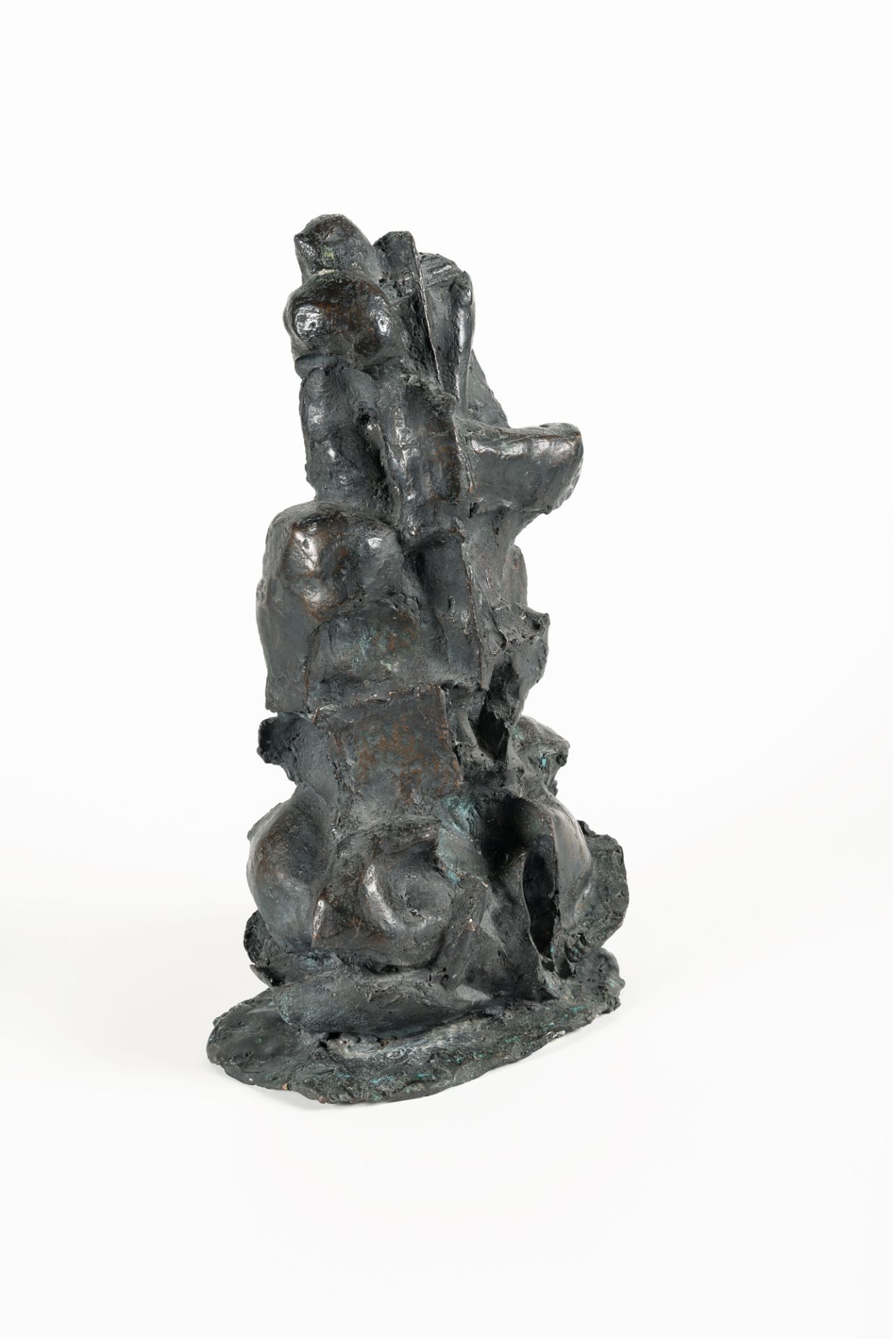 Michael Croissant, Torso.Bronze with black patina. (Around 1965). Height ca. 41 cm. Unique work. - Image 3 of 4