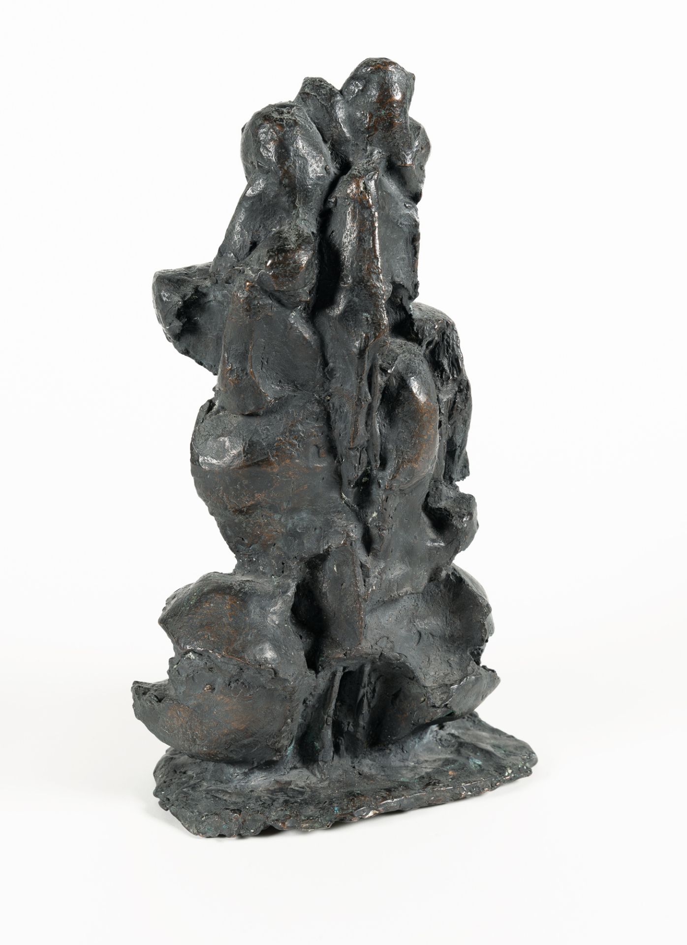 Michael Croissant, Torso.Bronze with black patina. (Around 1965). Height ca. 41 cm. Unique work. - Image 4 of 4