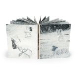 Anselm Kiefer, The unborn.Bound book with 18 digital prints and collage with ash and lead on wove