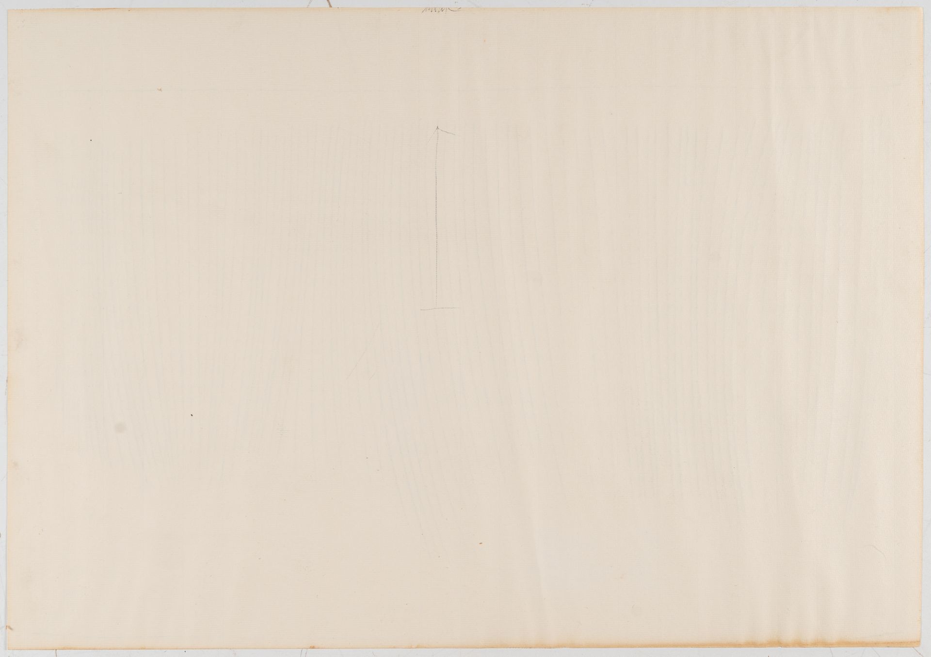 Heinz Mack, Untitled.Indian ink on laid paper. (1963). Ca. 42.5 x 60.5 cm. Signed (trimmed) and - Image 3 of 5