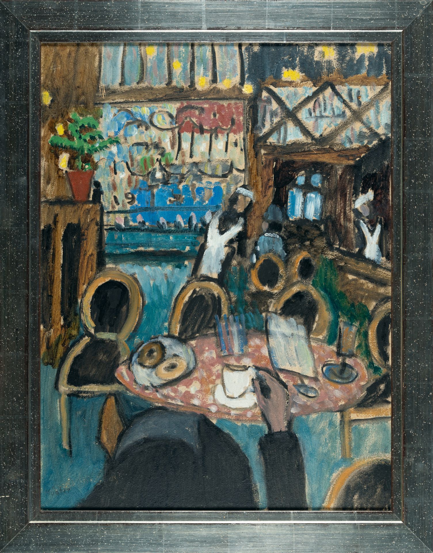Gabriele Münter (1877 Berlin - Murnau 1962) – Im Café - Bild 2 aus 3