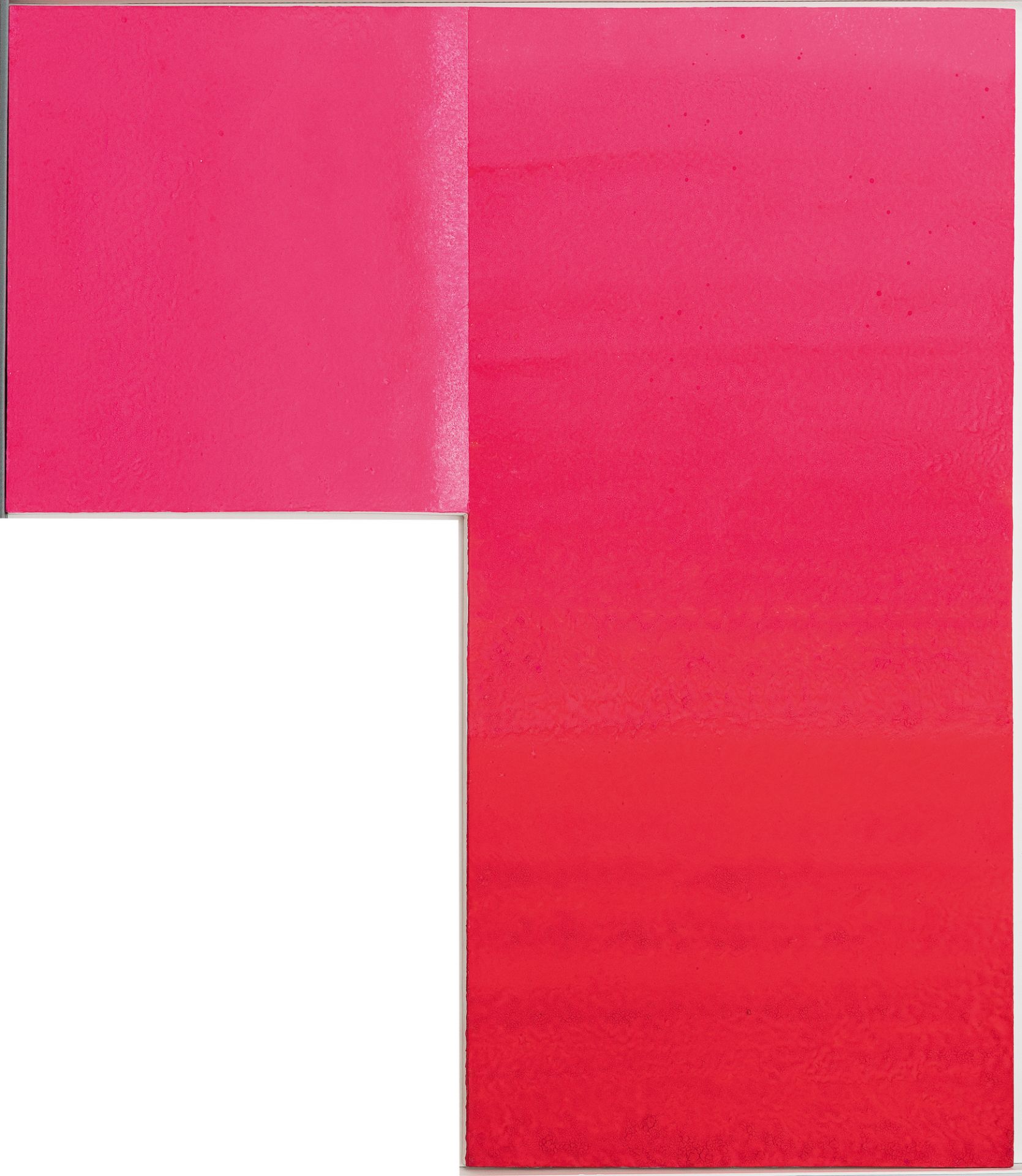 Rupprecht Geiger, 805/89.Acrylic on panel. 1989/(2000). Ca. 115 x 103 cm. Signed, dated, titled - Image 2 of 6