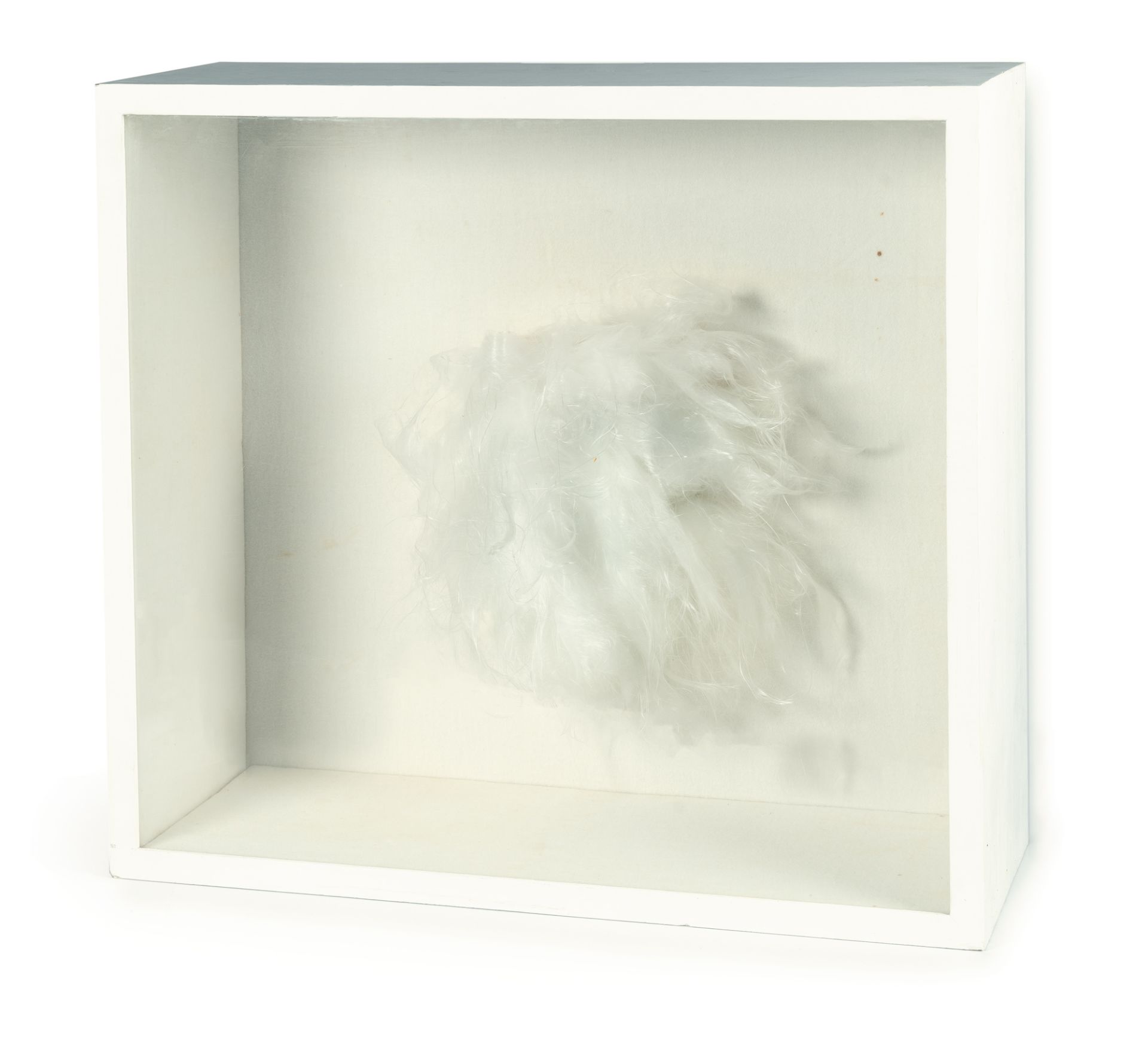 Piero Manzoni, Achrome.Fibreglass, wood, textile and sticky tape in the original box frame. (19)60/ - Image 2 of 3