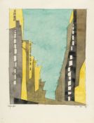 Lyonel Feininger (1871 - New York - 1956) – Straßenschlucht in Manhattan