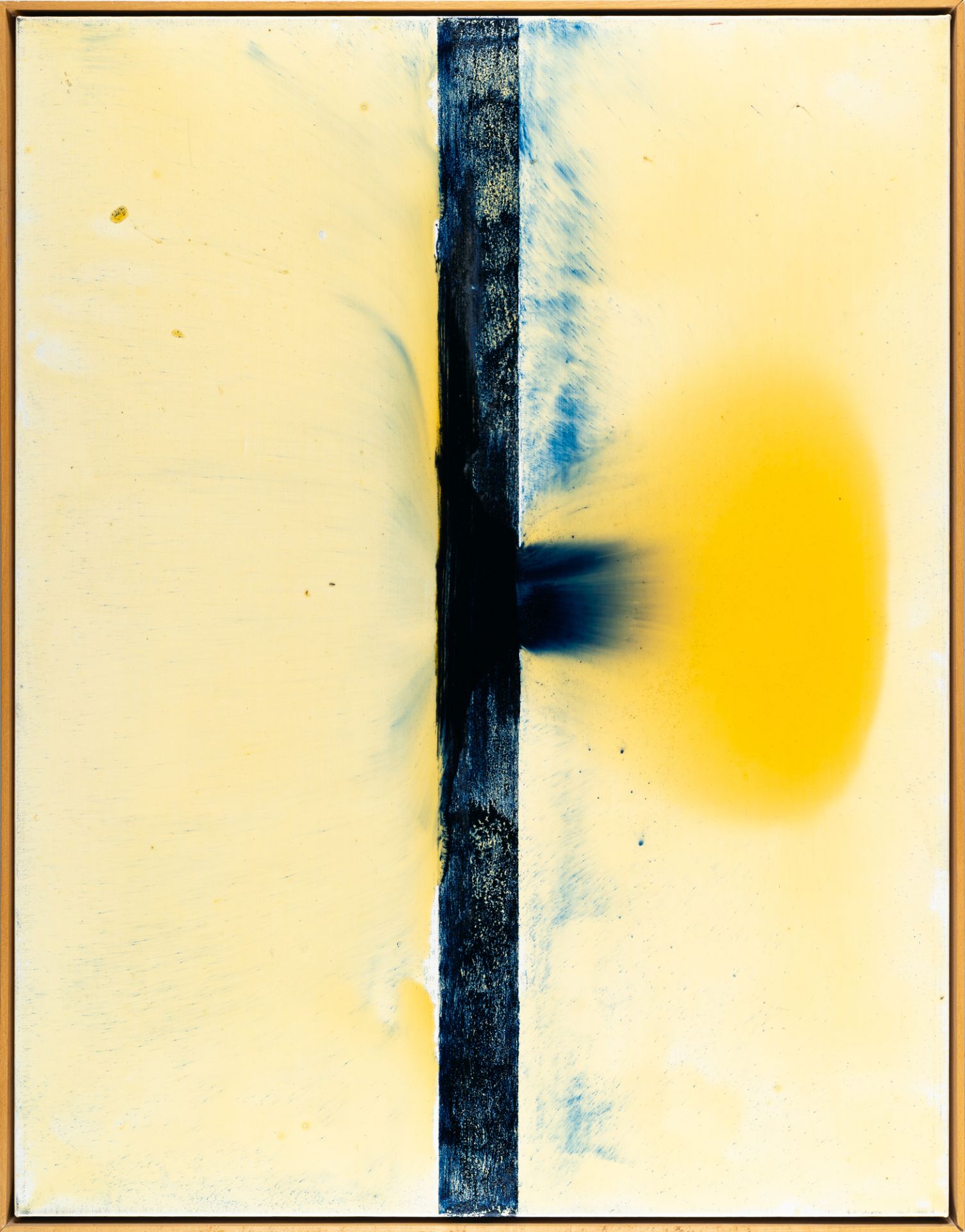 Günther Förg, Untitled.Pigmented lacquer on canvas on an aluminium stretcher. (19)97. Ca. 90 x 70. - Image 3 of 3