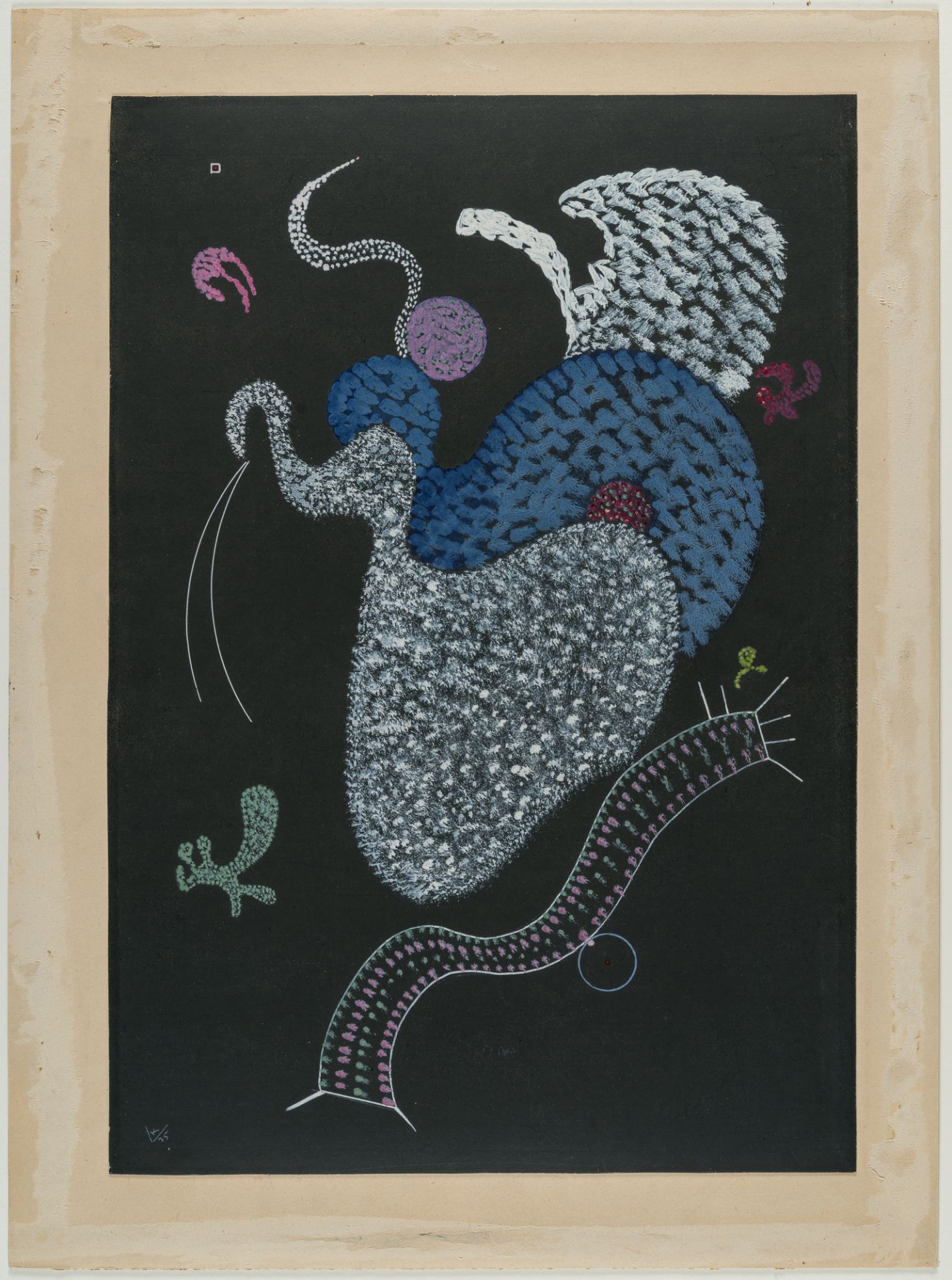 Wassily Kandinsky (1866 Moskau - Neuilly-sur-Seine 1944) – „Pointillé“ - Bild 4 aus 4